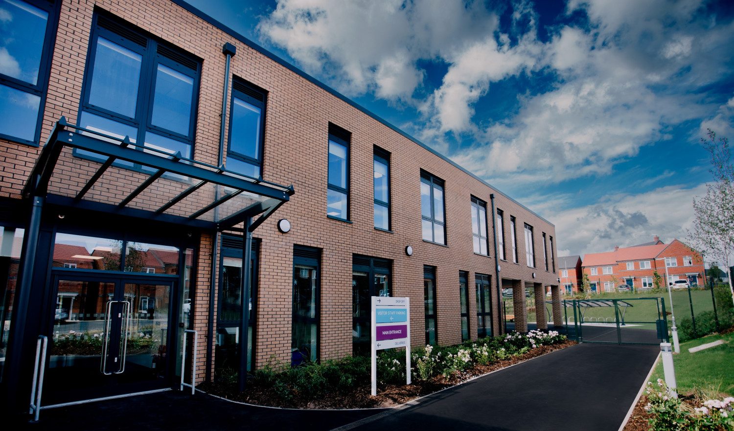 Completion of new £7m primary school in Lichfield Construction